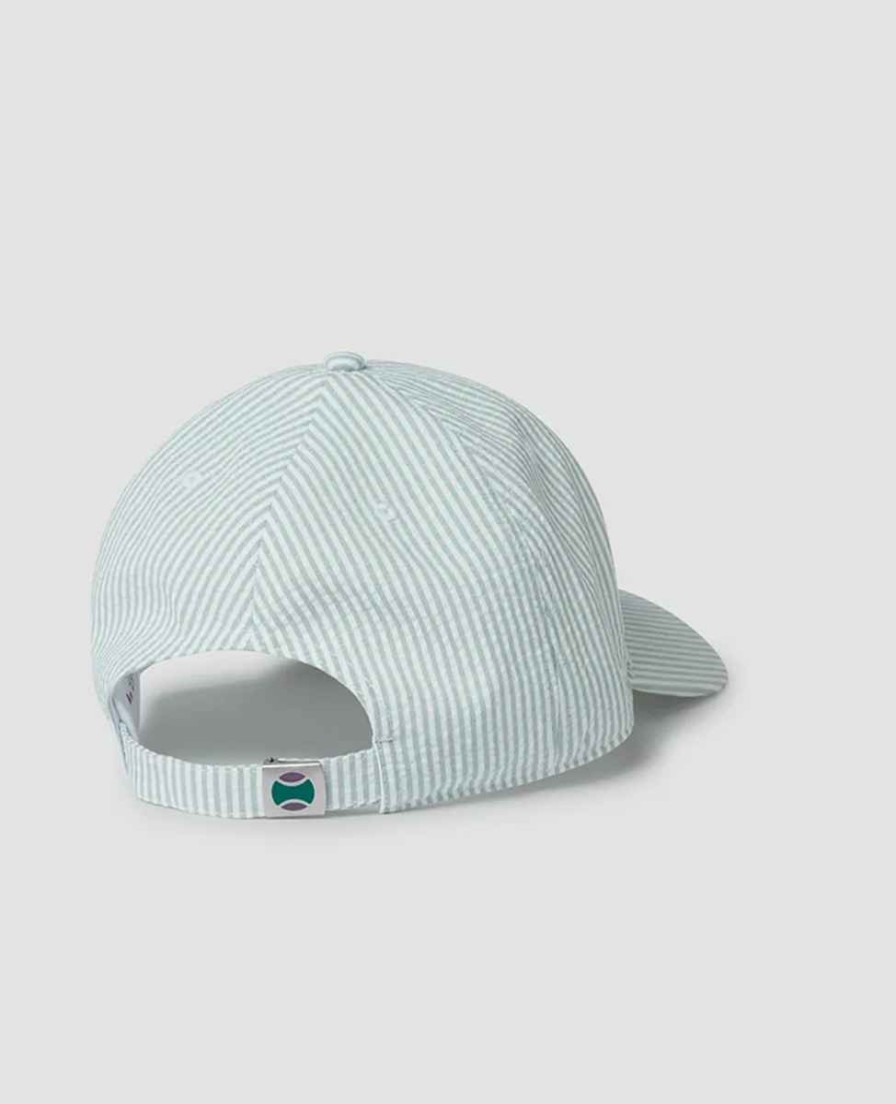 Clothing Wimbledon Headwear | Wimbledon Seersucker Cap - Green