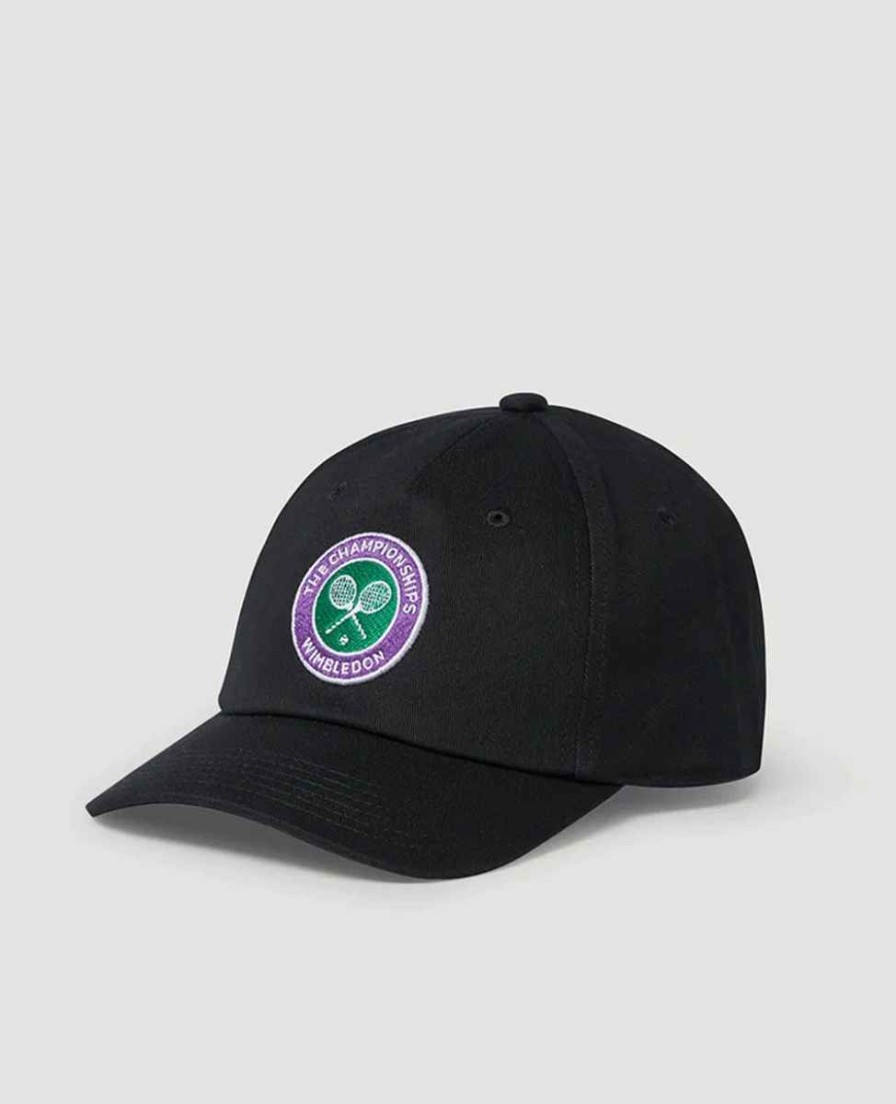 Clothing Wimbledon Headwear | Kids Championships Logo Cap - Black